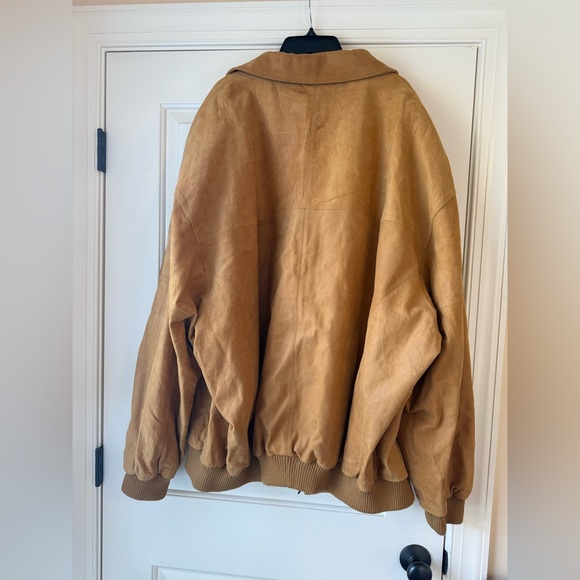 Pelle Pell Sz 62 100% leather jacket in camel color - Picture 7 of 11